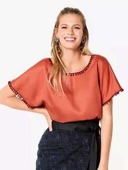 Выкройка: Топ прямого кроя