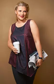 Выкройка: Топ расклешенный с асимметричным низом