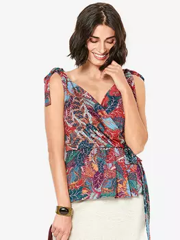 Выкройка: Топ с баской