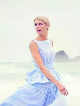 Выкройка: Топ с баской