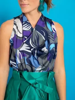 Выкройка: Топ с драпировкой