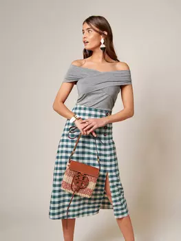 Выкройка: Топ с перекрещивающимися бретелями