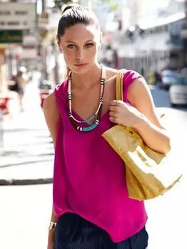 Выкройка: Топ с перекрутами