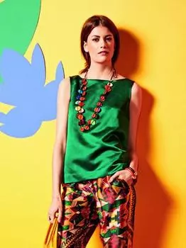 Выкройка: Топ с разрезами по бокам