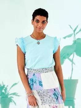 Выкройка: Топ с рукавами-крылышками