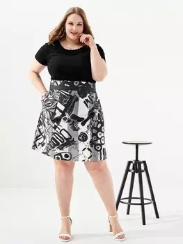 Выкройка: Топ с широким вырезом горловины