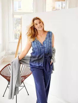 Выкройка: Топ с V-вырезом