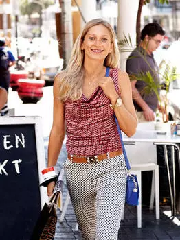 Выкройка: Топ с вырезом «качели»