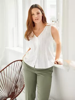 Выкройка: Топ слегка приталенного силуэта