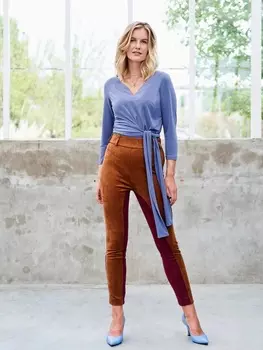 Выкройка: Трегинсы из искусственной замши