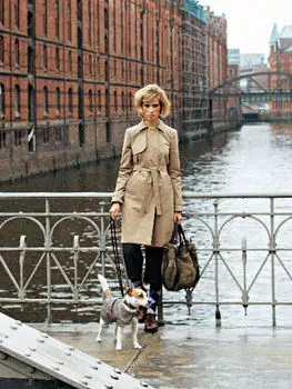 Выкройка: Тренч с отлетными кокетками