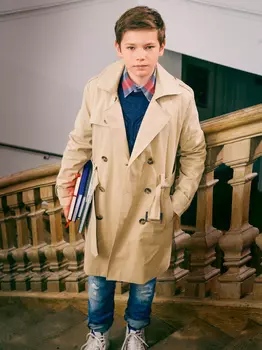 Выкройка: Тренчкот классический двубортный