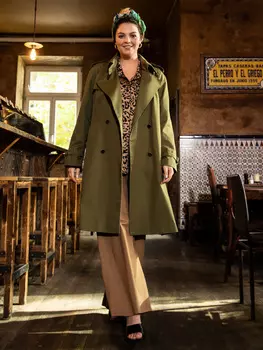 Выкройка: Тренчкот приталенного силуэта