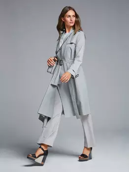 Выкройка: Тренчкот с асимметричным низом