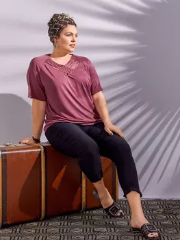 Выкройка: Трикотажная блузка