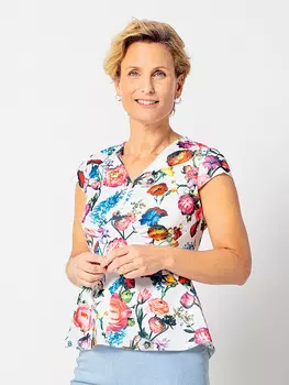 Выкройка: Трикотажная блузка