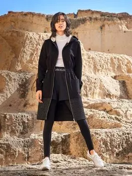 Выкройка: Трикотажное пальто с капюшоном