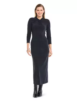 Выкройка: Трикотажное платье приталенного силуэта