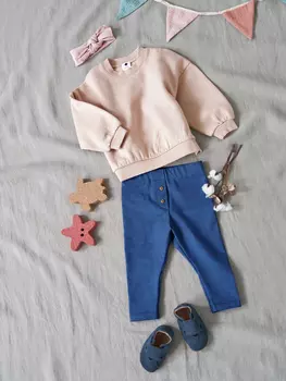 Выкройка: Трикотажные брюки на эластичном поясе