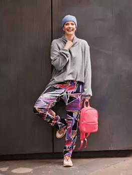 Выкройка: Трикотажные брюки зауженного кроя