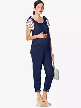 Выкройка: Трикотажный цельнокроеный комбинезон