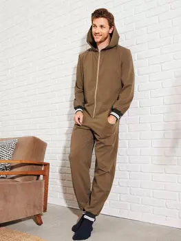 Выкройка: Трикотажный мужской комбинезон