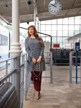 Выкройка: Туника приталенного силуэта