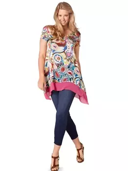 Выкройка: Туника расклешенного силуэта