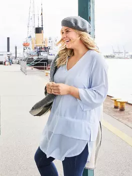 Выкройка: Туника с эффектом многослойности