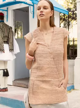 Выкройка: Туника с эффектом запаха