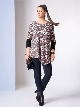 Выкройка: Туника с асимметричным низом