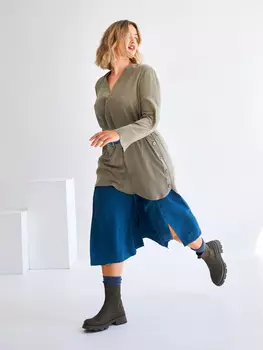 Выкройка: Туника с глубоким V-вырезом