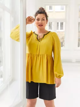 Выкройка: Туника с объёмными рукавами