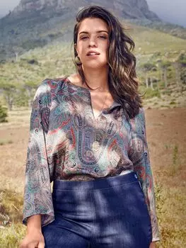 Выкройка: Туника с пластроном