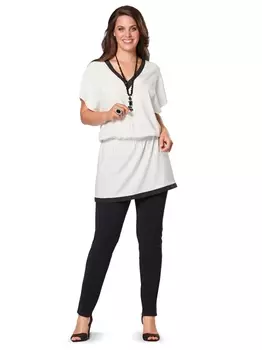 Выкройка: Туника с приспущенной линией плеч