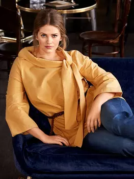 Выкройка: Туника с рукавами-раструбами