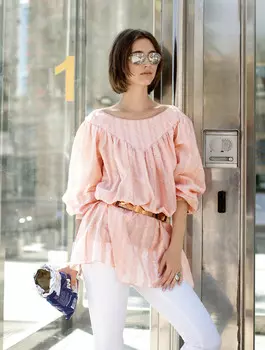 Выкройка: Туника с рукавами реглан