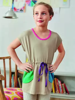 Выкройка: Туника с удлиненной линией плеч