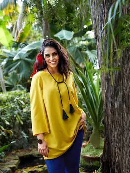 Выкройка: Туника с укороченными рукавами