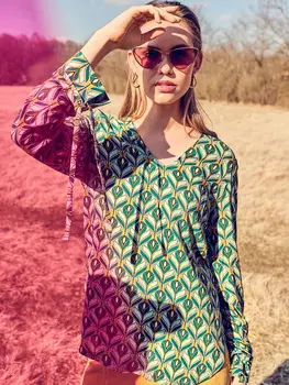 Выкройка: Туника с V-вырезом