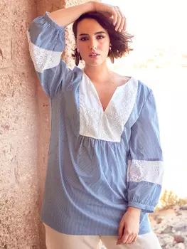 Выкройка: Туника с V-вырезом