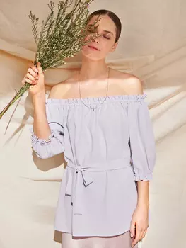 Выкройка: Туника с вырезом кармен