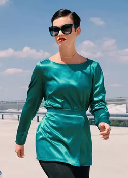 Выкройка: Туника с вырезом-лодочкой