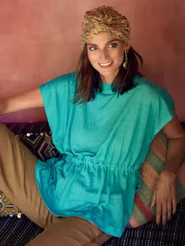 Выкройка: Туника с заниженными проймами