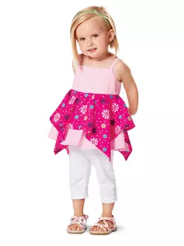 Выкройка: Туника силуэта ампир