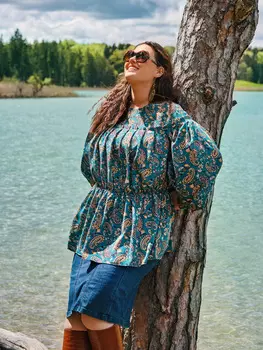 Выкройка: Туника со складками