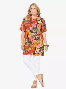 Выкройка: Туника со складками вдоль горловины