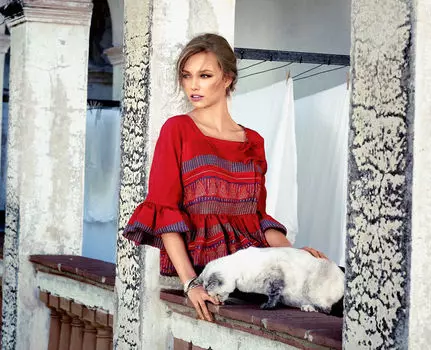 Выкройка: Туника в стиле бохо