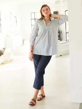 Выкройка: Укороченные джинсы