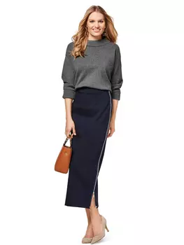 Выкройка: Узкая юбка с завышенной талией